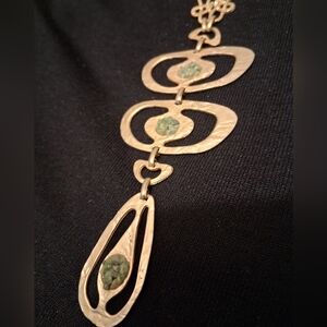 Jade And Gold Necklace